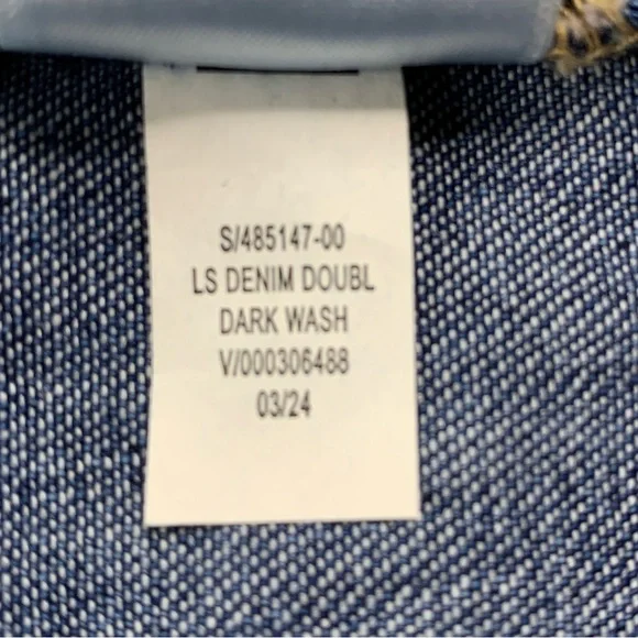 NWT Old Navy Denim Jean Popover Shirt Dress Size XXL Blue Pockets Relaxed - Picture 10 of 11